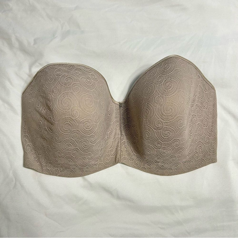Natori Embrace Strapless Underwire Bra Nude Size 40H
